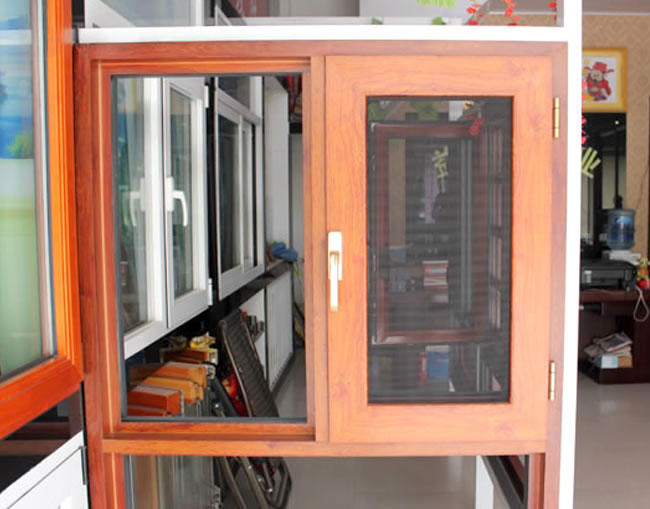 金剛網(wǎng)一體窗&nbsp;鋁木復合窗