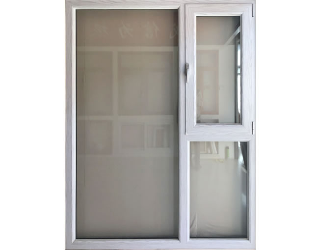 鋁木65、70平開門窗